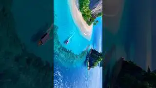Paradise. Рай. Создано с помощью ИИ. Created with AI #ai #generation #travel #paradise #island