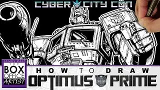 HOW TO DRAW TRANSFORMERS OPTIMUS PRIME