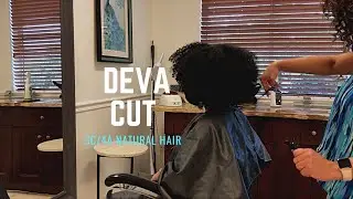 Deva Cut on 3C/4A Natural Hair During Quarantine #devacut #curlycut #naturalhaircut