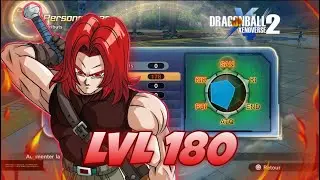 HOW TO MAKE TRUNKS SSJ GOD AND BUILD SAIYAN MALE LVL 180 XENOVERSE 2!