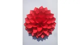 Diy paper wall hanging.#diy#diypapercrafts #homemadepapercraft#craft#paperart#walldecor #wallhanging