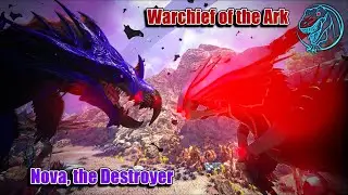 Nova, the Destroyer vs. Warchief of the Ark | ARK Dino Short Fight 🦎 #Shorts