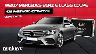 W207 Mercedes-Benz E-class Coupé EZS Password Extraction Using ZN076