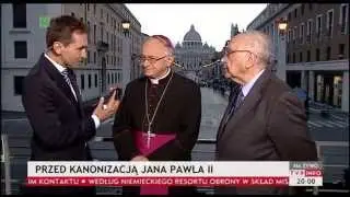 Wyjątkowe wspomnienia o Janie Pawle II (Dziś wieczorem TVP Info, 25.04.2014)