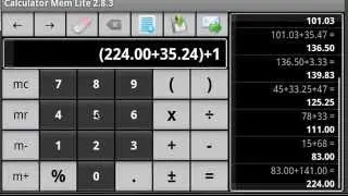 Calculator Mem Tutorial - Tip #5 - Using parenthesis shortcut...