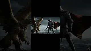 Knight vs Griffin ⚔️🦅 | Epic Battle on the Clifftop #beastfight #naturetranquility #animalman