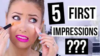 TESTING NEW MAKEUP?! | 5 First Impressions