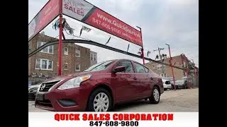 2017 Nissan Versa Sedan S 37MPG 1 Owner! Financing & warranty Available! (Chicago, Illinois)