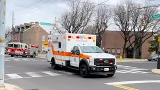 Allentown fire department engine 6 & city of Allentown paramedics medic 4 responding