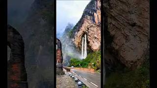 Shenlong Waterfall &ndash; Where Water Makes Its Way Through Hard Rocks #chongqing #shenlong #waterfall