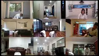 20220120 Japan Karate Assn. Zoom class with JKA Brisbane, Australia
