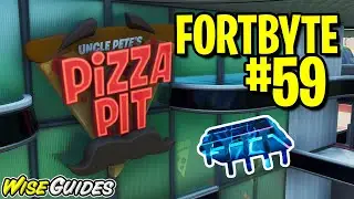 FORTBYTE #59 - Accessible with Durrr! Emoji inside Pizza Pit Restaraunt Fortbyte 59 Location