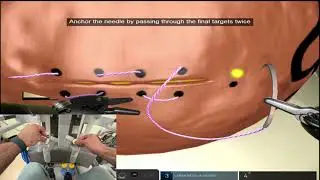 Running Suture - Railroad Track Simulation - Da Vinci Robot SimNow Tutorial