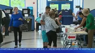 Early Voting In Broward Gets Underway For Florida Primary Election