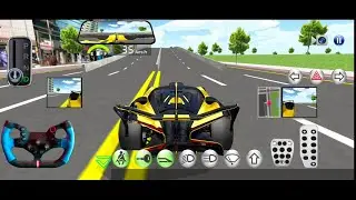 New Golden  Super Luxury Car City Driving | 3D Driving Class 2026 | Android Game Play #car gaming 