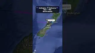 🇳🇿 WELLINGTON TO MELBOURNE 🇦🇺 LIVE FLIGHT PATH | WLG to MEL ✈️ QS174 Qantas #PlaneFinder | Wayvana