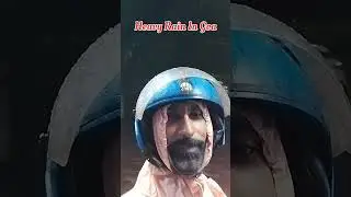 Heavy Rain In Goa #goa #rain #deliveryboy #blinkit #goamonsoon #goamonsoonstart