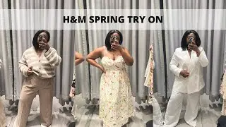 NEW IN H&M Spring Try on 2023  Spring Dresses + Pants + Tops