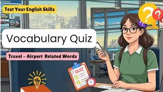 Vocabulary Quiz -  At the Airport : Travel English