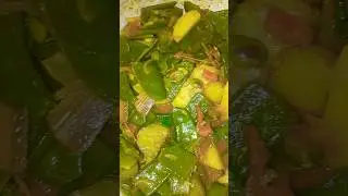 Dry Fish Green Beans Potato Curry #cookingchannel #beans #vegetarianrecipies #youtubeshorts