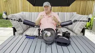 Scuba setup for the Sony A7SM2 Underwater camera and Aquatica housing