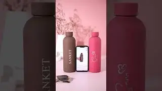 Stay refreshed in style with our personalised stainless steel bottle❣️#gifts #personalized #bottle