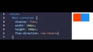 HTML5 - Comando Flex-  flex-direction: row / row-reverse / column / column-reverse;