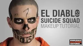 EL DIABLO SUICIDE SQUAD MAKEUP TUTORIAL | #WHCdoesSFX