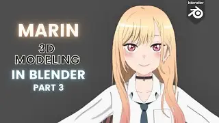 3d Modeling An Anime Girl In Blender pt.3 | Clothing