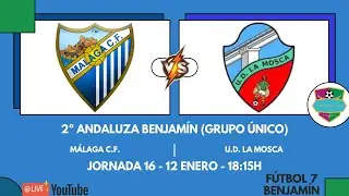 Jornada 16⚽️: MÁLAGA C.F. 🆚 U.D. LA MOSCA