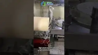 High-Speed Rotation in Action: Nylon Bar Stock Under Machining on the Lathe #machine #cncmill