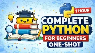 Complete Python for Beginners | One-Shot 1 Hour Tutorial 🔥 | Learn Python from Scratch
