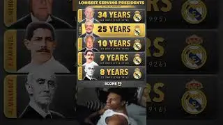 Top 5 - Longest serving presidents at Real Madrid 🥶