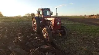 Оранка люцерни Т-40АМ ПЛН 2-35