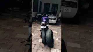 Fat Tyre On Ns200 🥵 #shorts