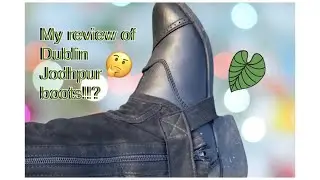 My review of Dublin Jodhpur boots!!? | My ponies & me