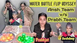 Water Bottle Flip Odyssey family funny games challenge #live #viral #youtube #video #funny #games