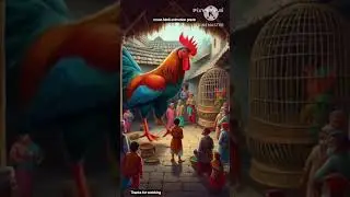 तोता और मुर्गे की कहानी ❣️😊#kidscartoon #moon hindi animation pravin #cartoon #moralstories