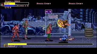 Nvidia Shield K1 Tablet OpenBOR Super Final Fight Gold Plus Gameplay Part 1