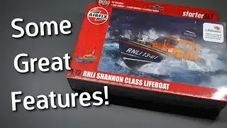 A Great Subject For A Model! Airfix RNLI Shannon Class Lifeboat Starter Set - Unboxing Review