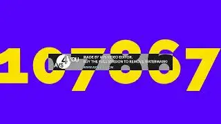 Numbers 1 to 210000 ​⁠