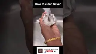 How to clean silver pooja items #shorts #indianfestival @Traditionally Modern Food