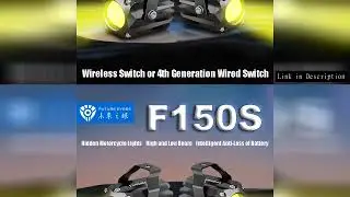Future Eyes F150S Hidden Motorcycle Spotlight Fog Lights Auxiliary Lights Small Size Large Power Sup