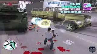 GTA Vice City | City Mood Gun Fire & Helicopter Rush#foryou#viral#video