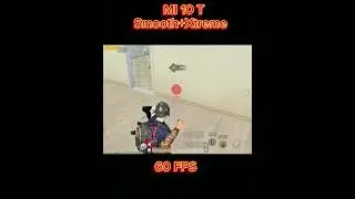 mi 10t 60fps PUBG MOBILE gameplay 2023 | Smooth+Xtreme #shorts #youtubeshorts