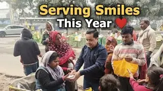 Serving Smiles This Year&hearts;️New Year Special Meal Distribution Vlog,we chose kindness over celebration