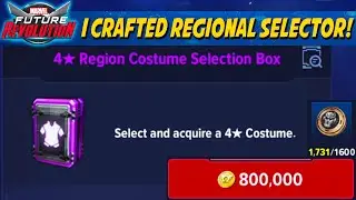 MARVEL Future Revolution. Crafting Regional Selector Box. Was Epic Invasion a REALLY GOOD Game Mode?