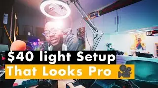 Can a $40 Ring Light Look Professional? | 10&rdquo; Cantilever Unboxing & Review