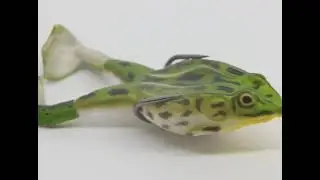 Demonstrativo Isca Artificial Sapinho Frog c/ H&eacute;lices Girat&oacute;rias | Sgorlon Store
