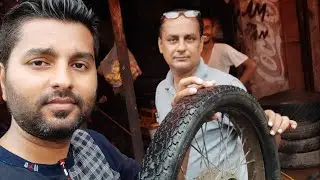 Barish Mein Hogaya Bike Ka Tyre Puncture | Karachi Ka Old City Area Tofani Barish Mein | Ranchorline